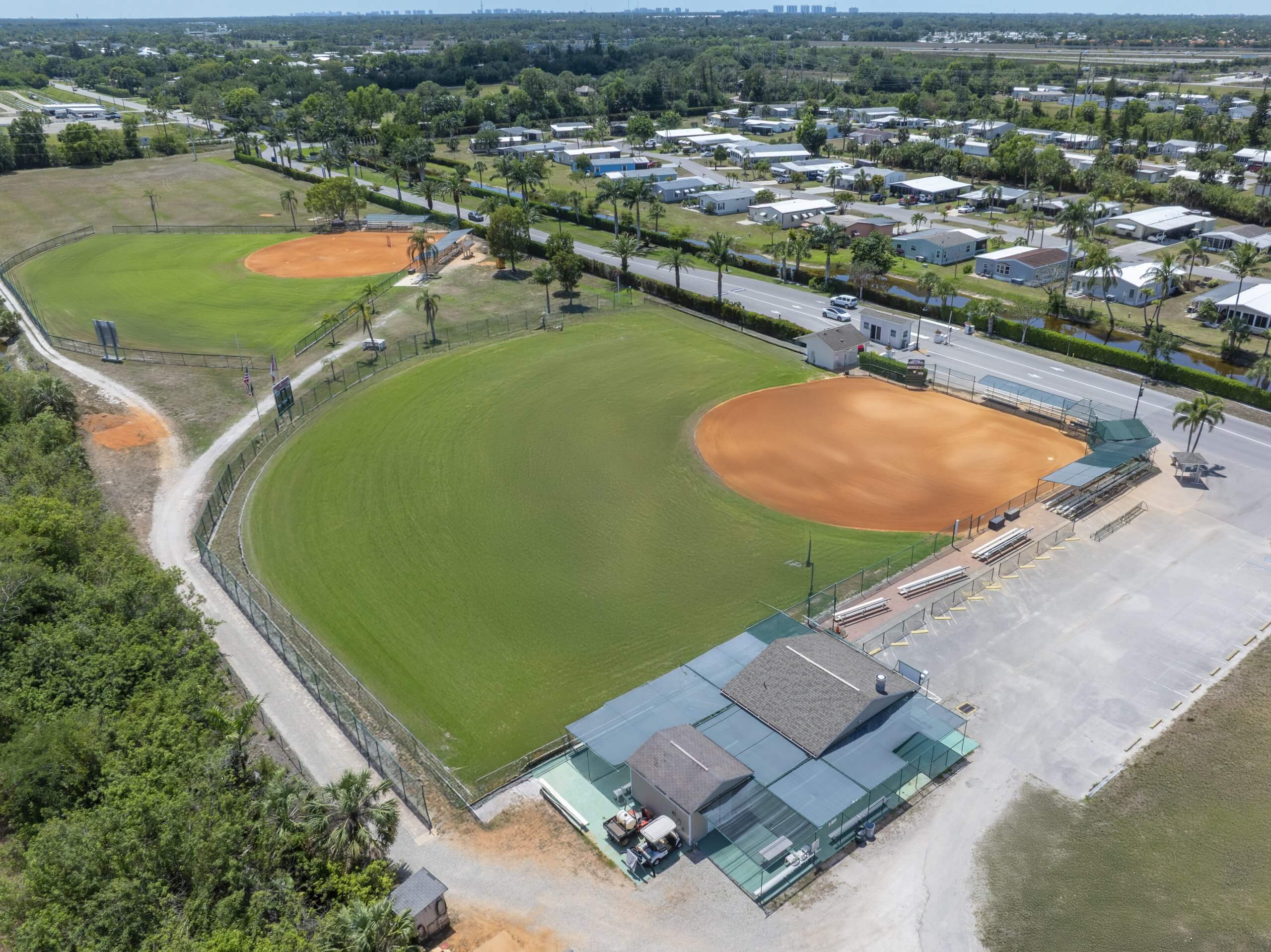 Softball fields